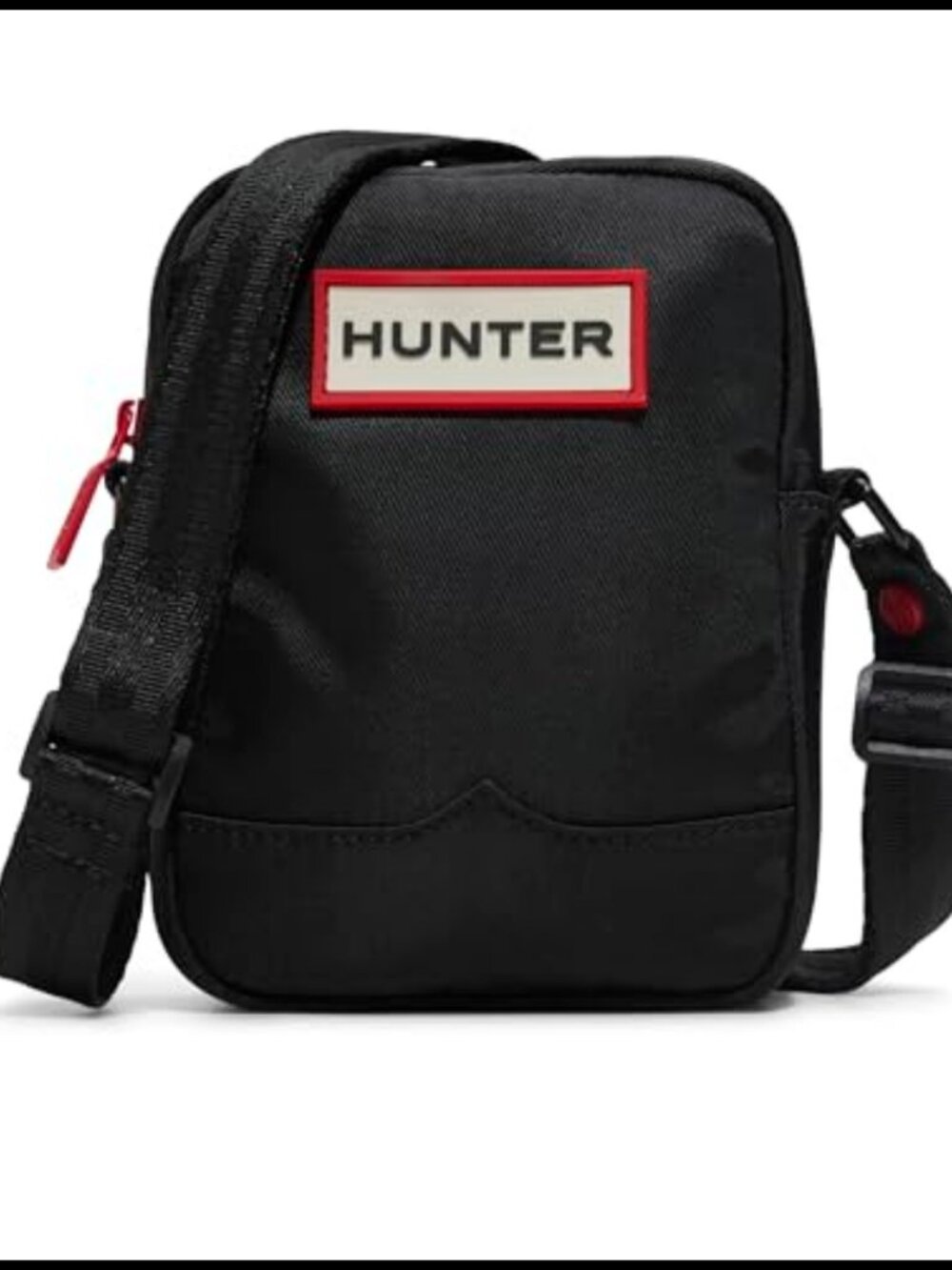 Water-Resistant Crossbody Bag Zip Closure Adjustable Strap